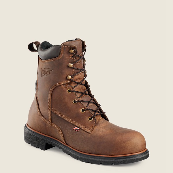 Red Wing Safety Boots Dynaforce® - 8-inch Toe - Brown - Mens BSL596071